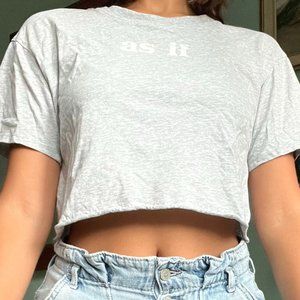 Garage "as if" Crop Top